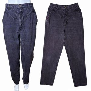 Vintage 90s Bareback High Rise Corduroy Riding Jeans Western Cowgirl Retro Rodeo